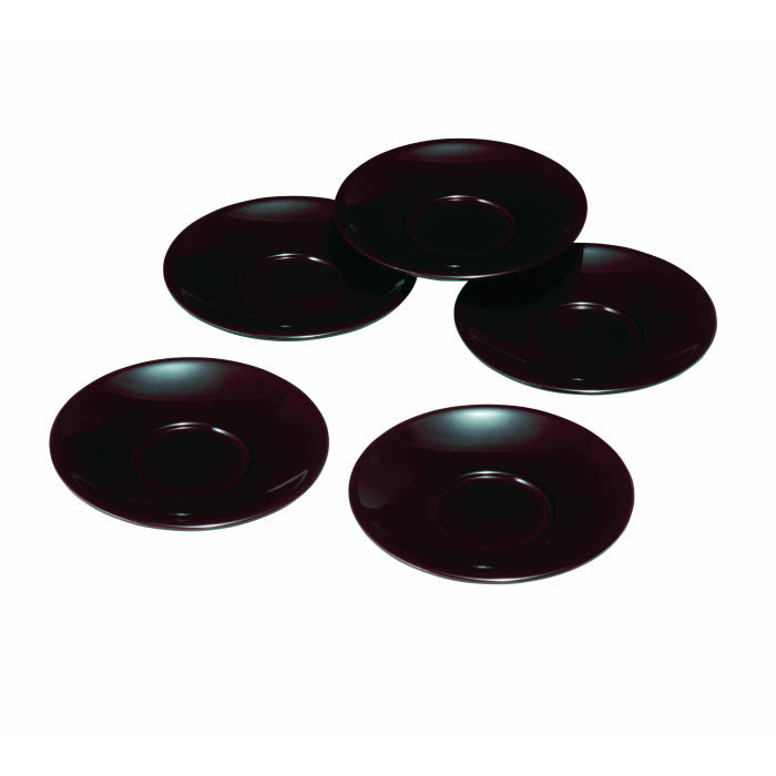 Tea tray, lacquered finish, 12cm, set of 5