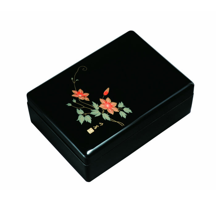 Aguchi Bunko wide black (with inner matte finish) Tessen Morie