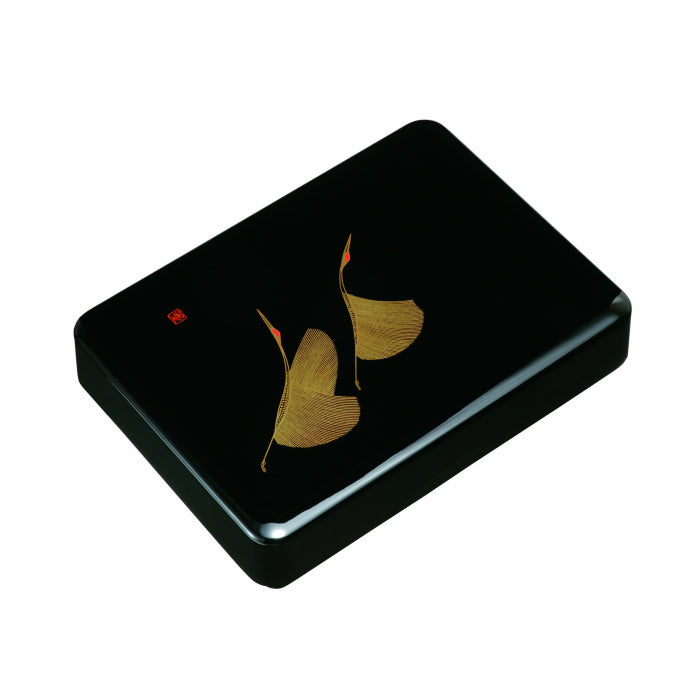 Kafuku Bunko Auspicious Crane (Gold Makie, Inner Pear Ground)