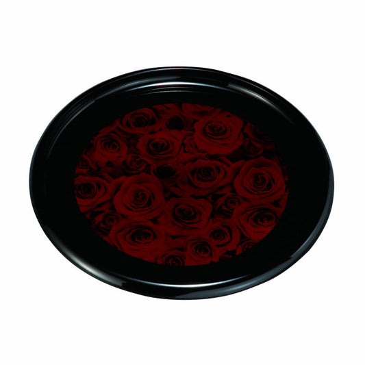 【全3サイズ】 丸盆 バラ 和柄 薔薇 お盆