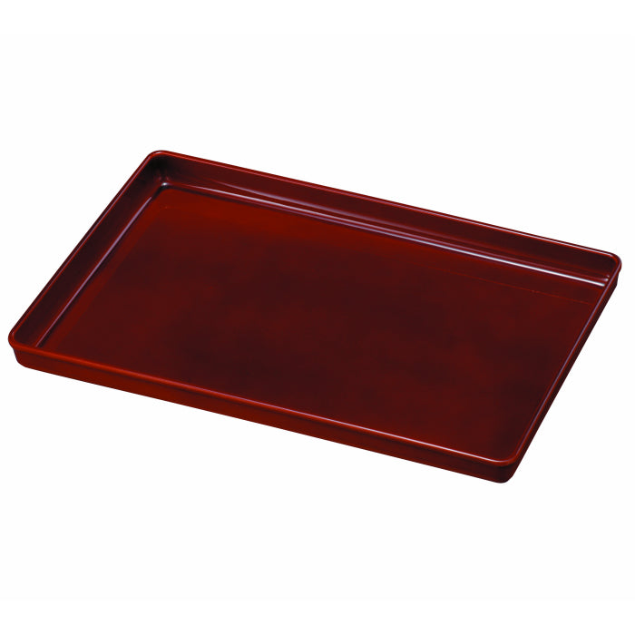 PC Long Tray, Double-Sided Shunkei Lacquer, 42cm, 13.5cm