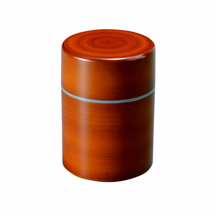 Small tea canister, grain pattern