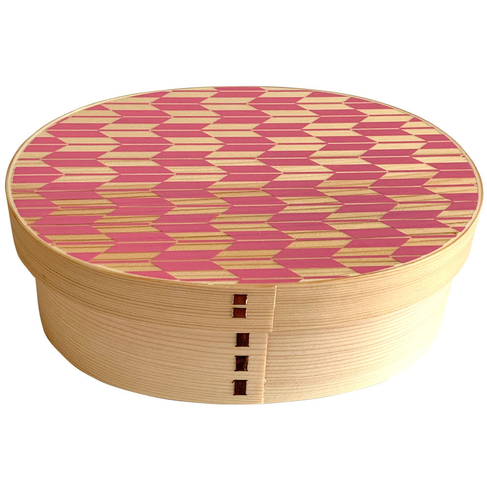 Available in 5 colors: Kishu -KISHU- Magewappa lunch box with arrow feather pattern