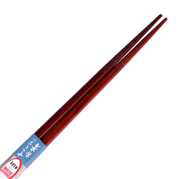 食洗機対応 木製塗り箸 枝桜 シルバー 23cm 若狭塗り箸