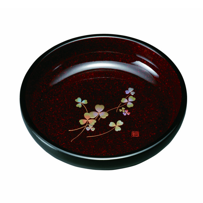 Clover Cake Bowl with Stone-grained Coating