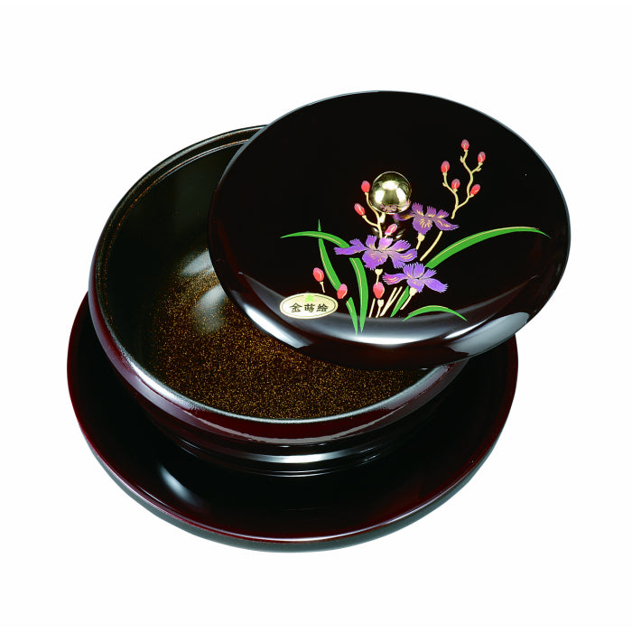 Round confectionery dish with tray, 7.0 inches, Tamaru, Yamaji