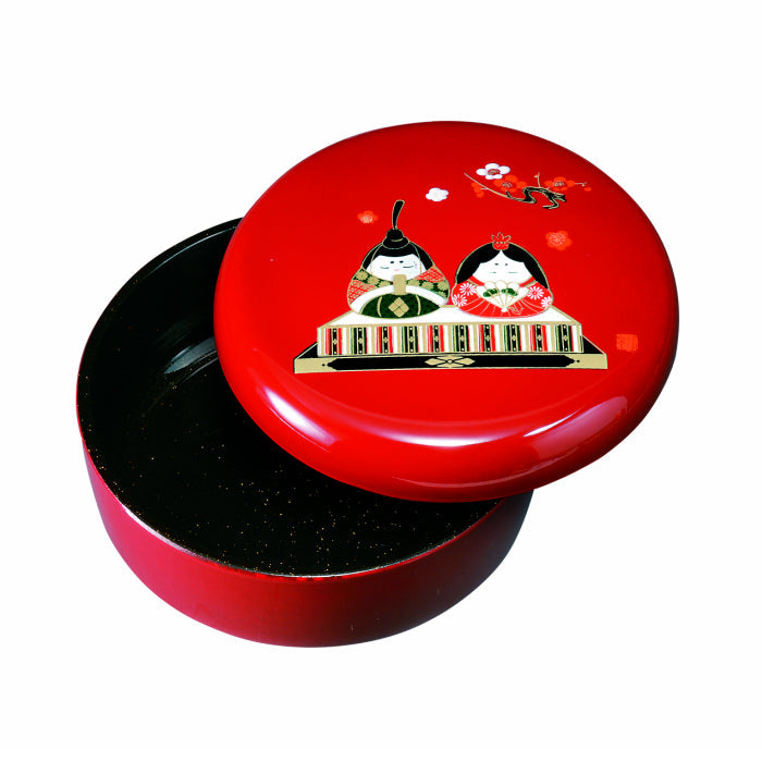 Confectionery bowl 5.5 inch Vermilion Shofuku Hina