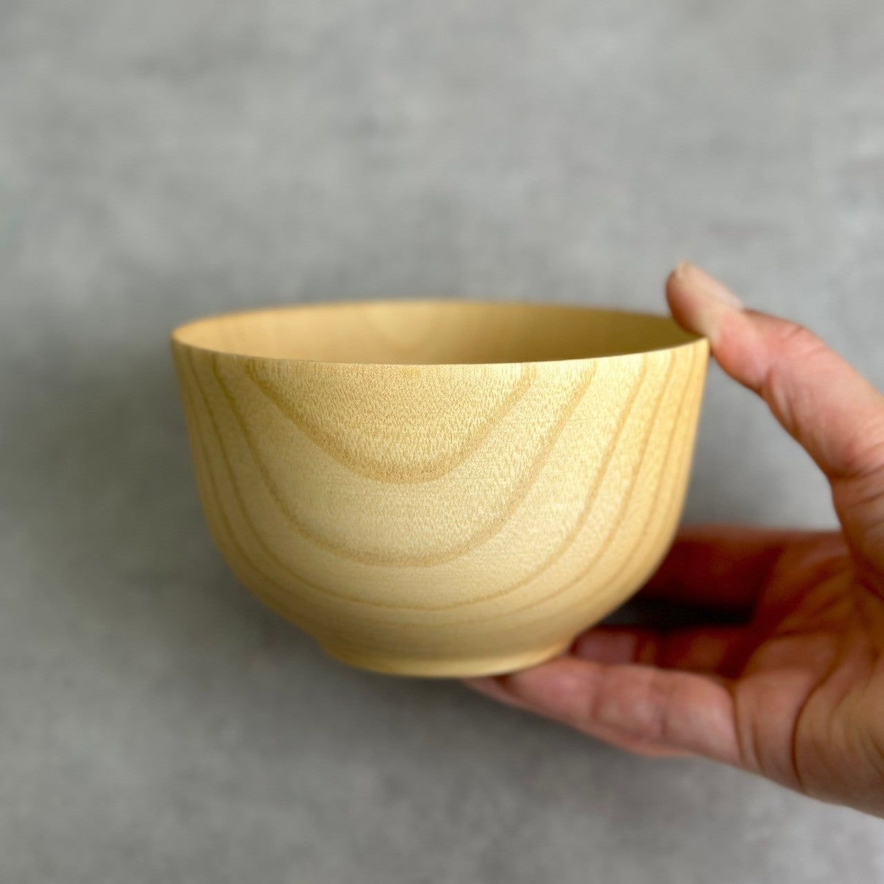 4-piece set: Wooden bowls, brown, 2 pieces, 2 pairs of chopsticks included