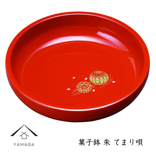 甜点碗 7英寸 红色手鞠之歌