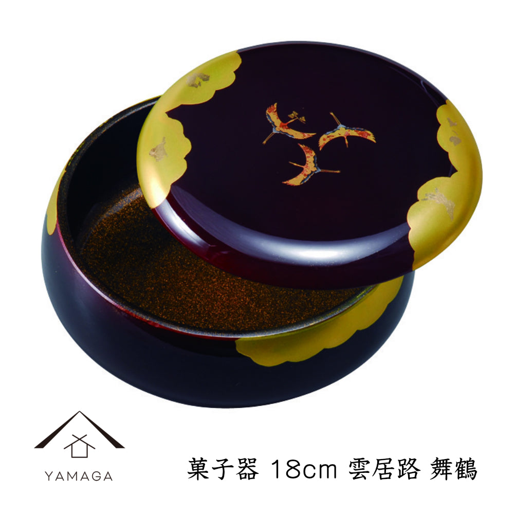 Confectionery bowl Kumoizuru Maizuru 18cm