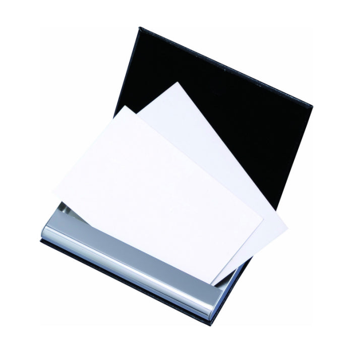 Business Card Holder, Snowflake, Blue