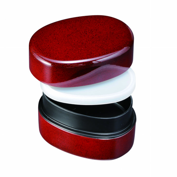 Small oval bento box Nanako (without inner core) with sticker