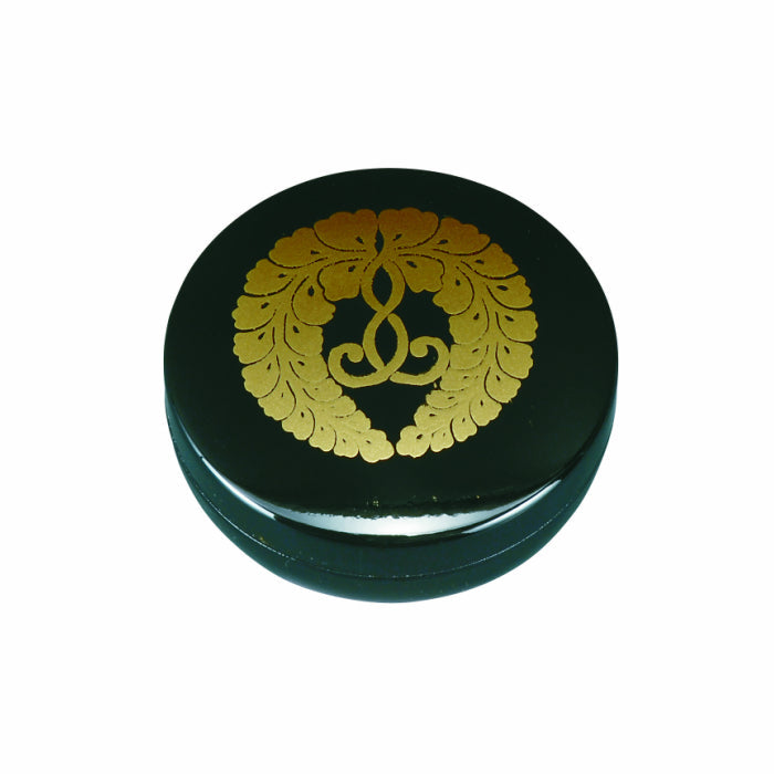 香合 黒 藤紋入 23-87-4c