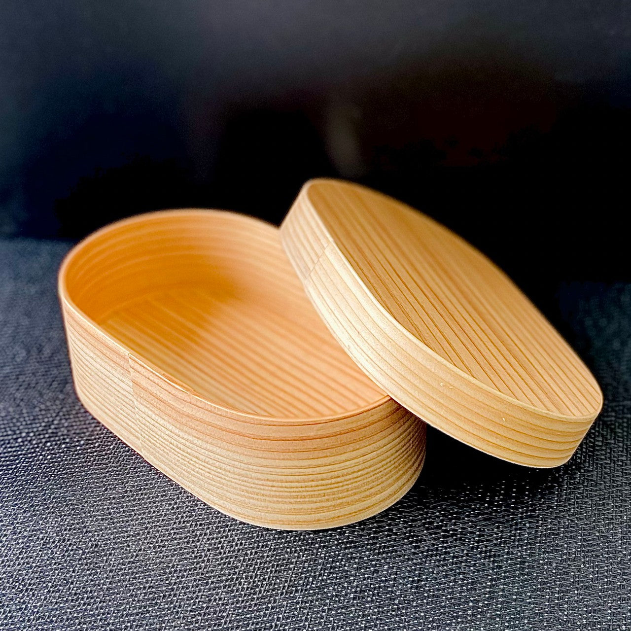 For kids 350ml Japanese cedar bento box, plain wood