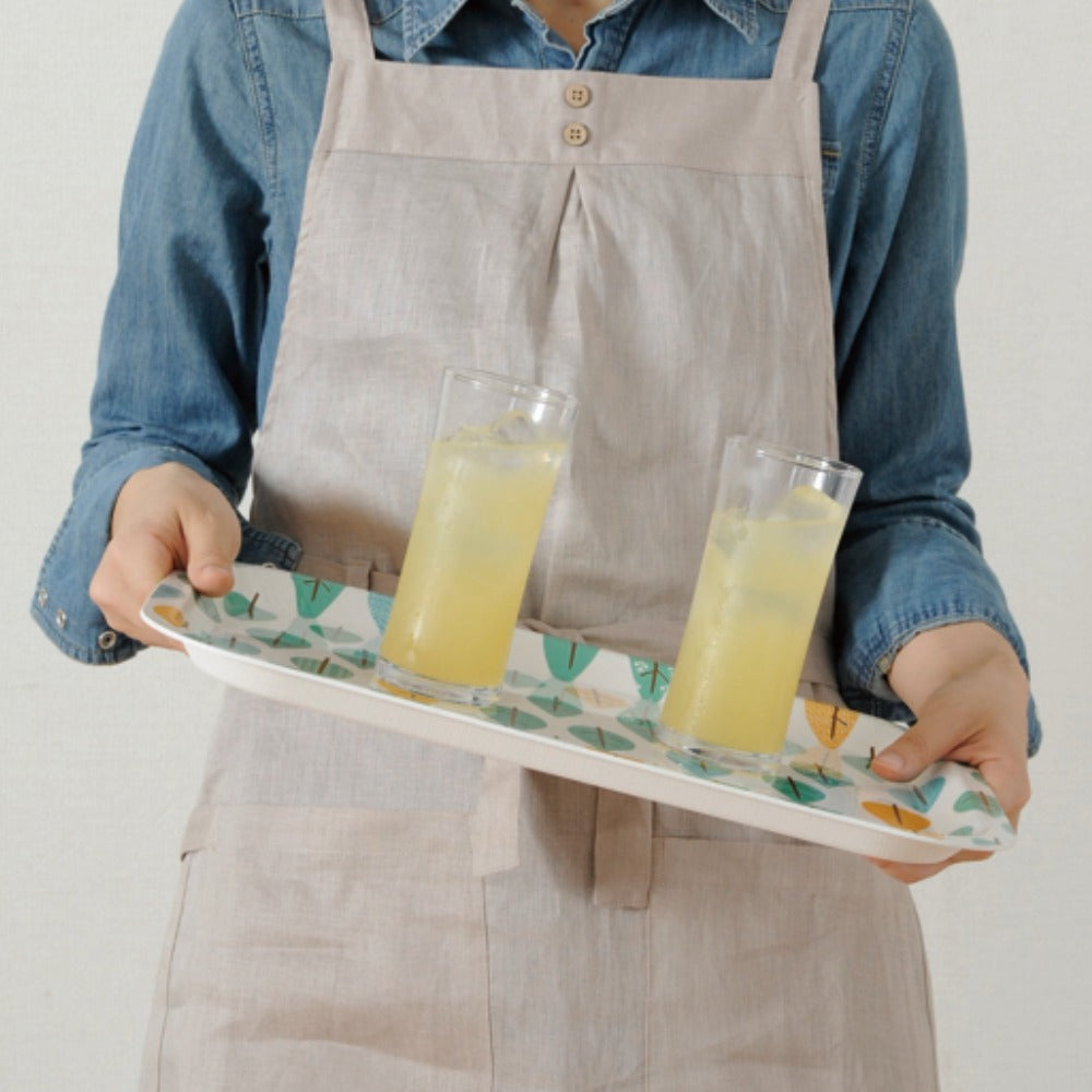 Long rectangular non-slip tray, American style, 30cm