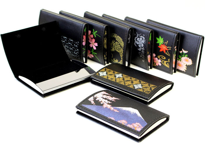 Maki-e Omelette-shaped Card Case (Business Card Holder) Arabesque
