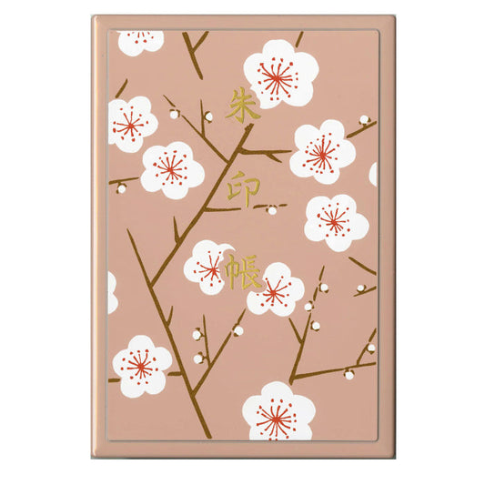 漆艺莳绘印章册 梅花粉色
