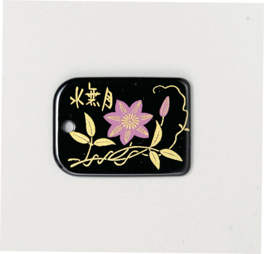 蒔絵根付ストラップ 日本の花シリーズ 【水無月】