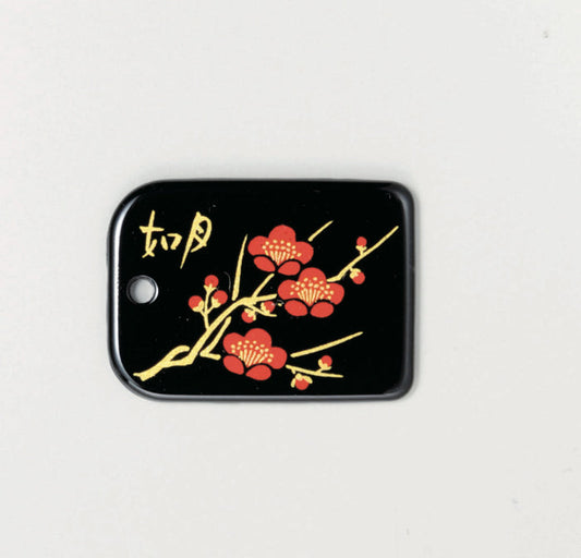 蒔絵根付ストラップ 日本の花シリーズ 【如月】