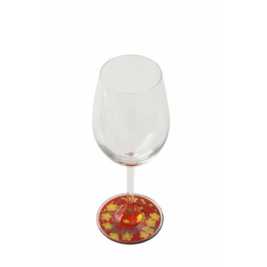 漆器莳绘 红酒杯 红梅