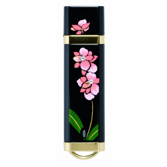 漆芸 蒔絵 USBメモリー 胡蝶蘭 【桐箱入】