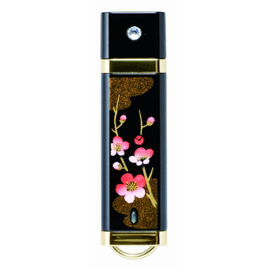 漆芸 蒔絵 USBメモリー 梅 【桐箱入】