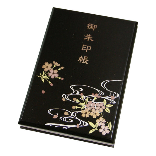 天然桐木漆印章册 莳绘 水面樱花 标准尺寸