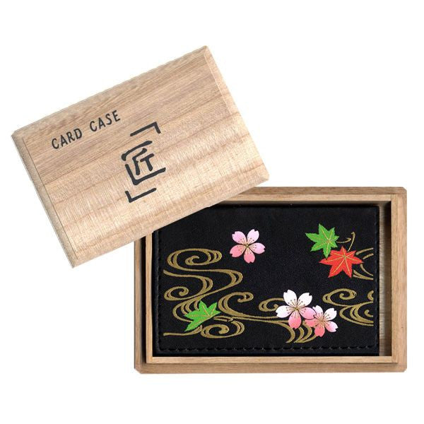 Maki-e Omelette-shaped Card Case (Business Card Holder) Spring/Autumn