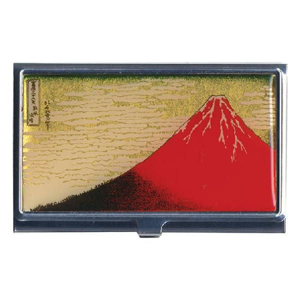 Card case (business card holder) Red Fuji