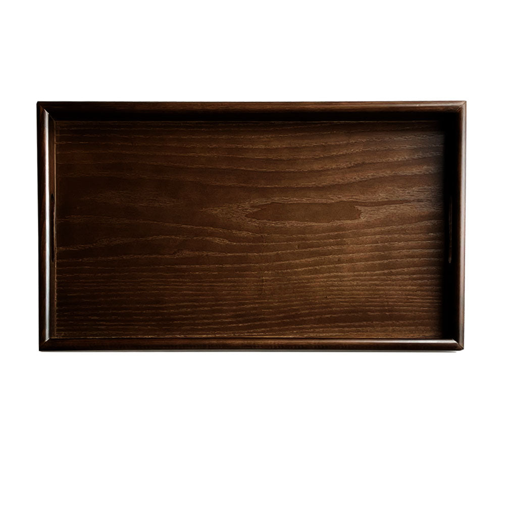 Wooden long tray, large tray of shakuhachi (54cm), plain wood