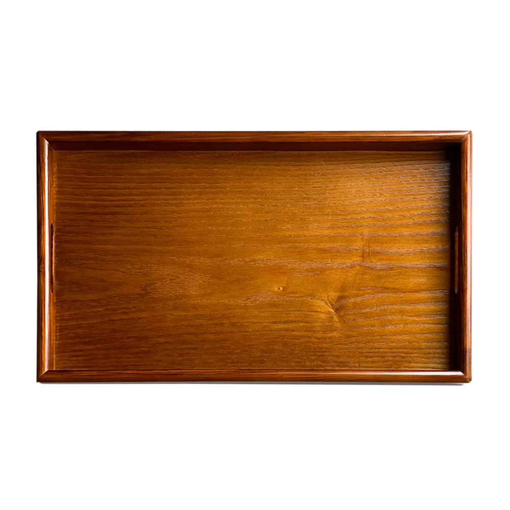 Wooden long tray, large tray of shakuhachi (54cm), plain wood