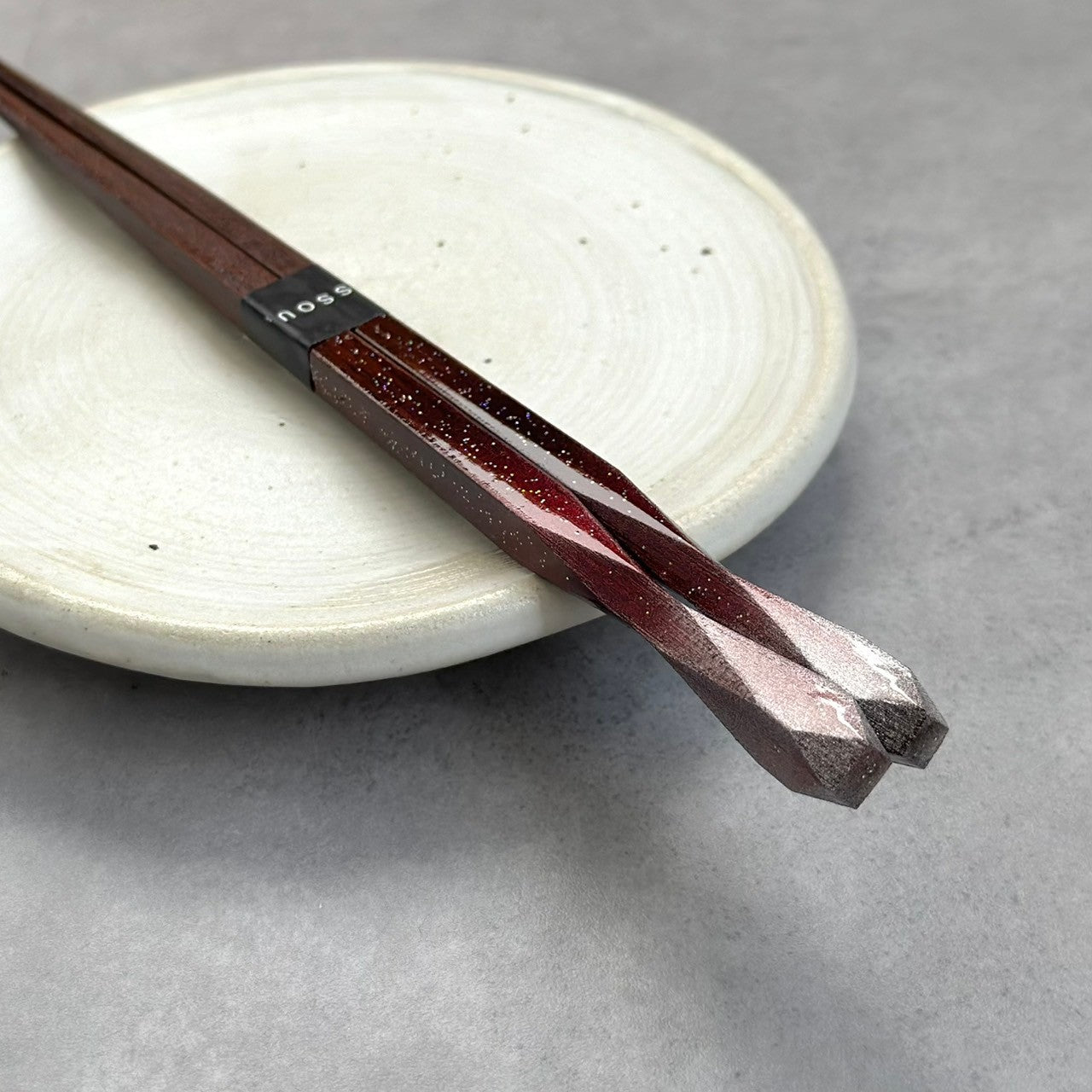 【桐箱・単品】 木製 ギフト箸 天の空 レッド 21cm