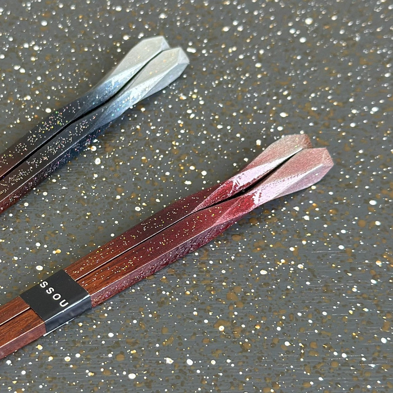 【桐箱・単品】 木製 ギフト箸 天の空 レッド 21cm