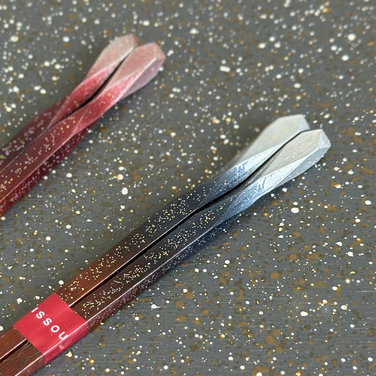 【桐箱・単品】 木製 ギフト箸 天の空 ブルー 23cm