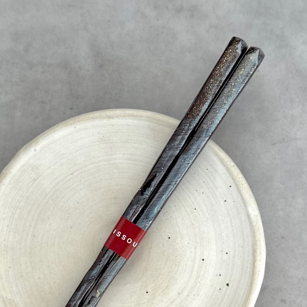 【桐箱・単品】 木製 ギフト箸 オーロラ 23cm