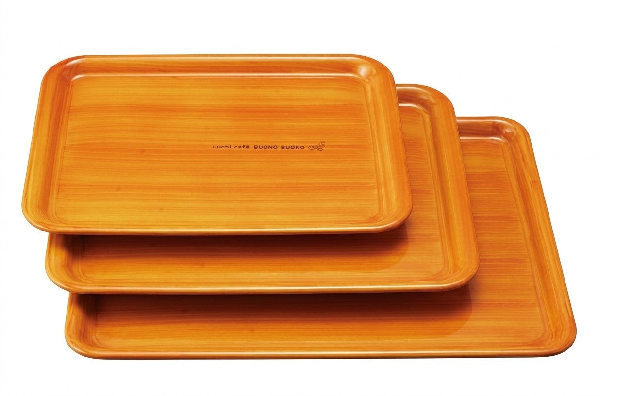Long Non-Slip Tray Bono 30cm S White