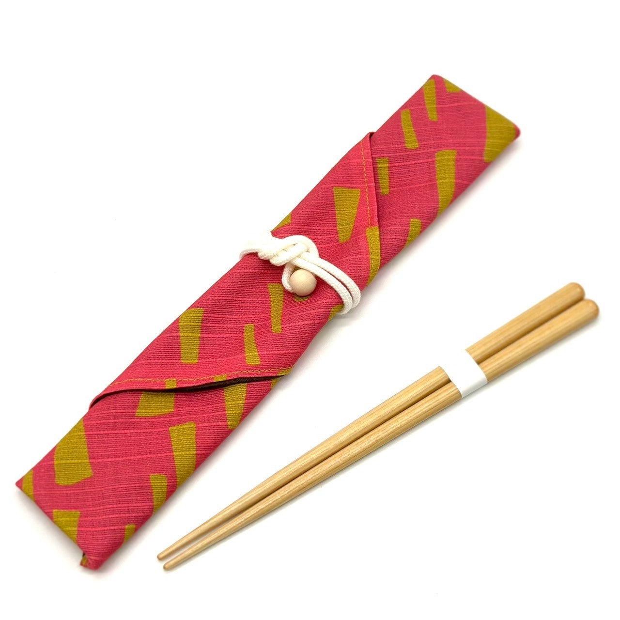 【選べる全6色】 日本製ヒノキ箸・箸袋セット