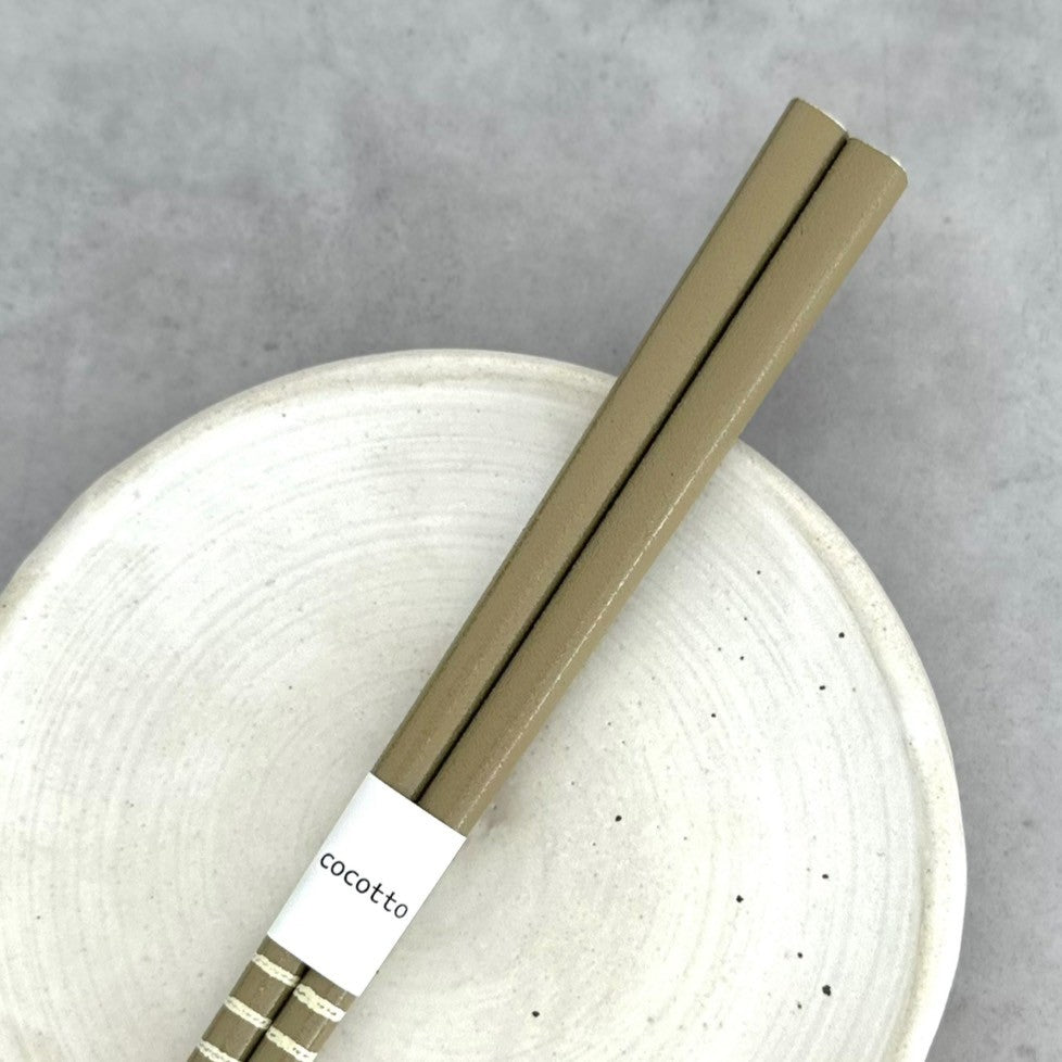 【桐箱・単品】 木製 ギフト箸 ココットブラウン 23cm