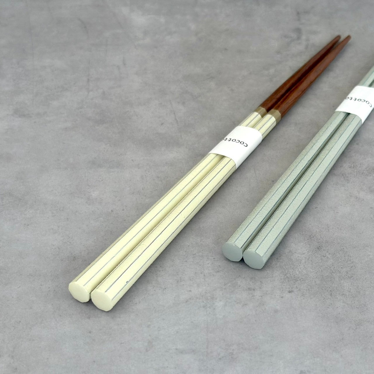 【桐箱・単品】 木製 ギフト箸 コルテアイボリー 21cm