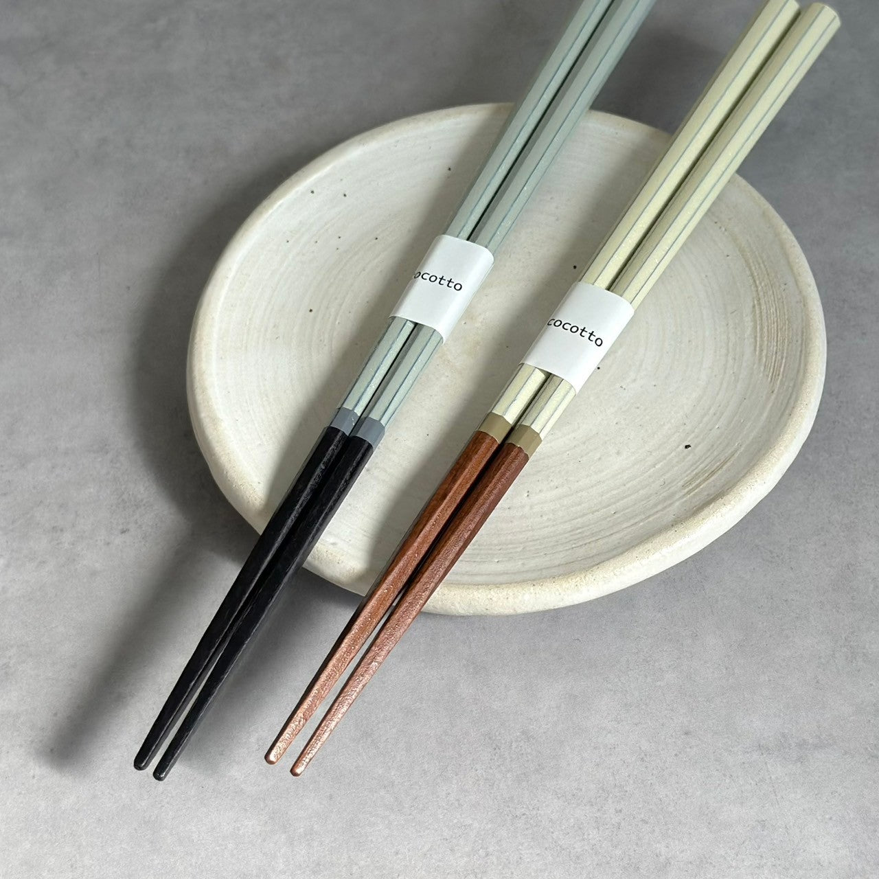 【桐箱・単品】 木製 ギフト箸 コルテアイボリー 21cm