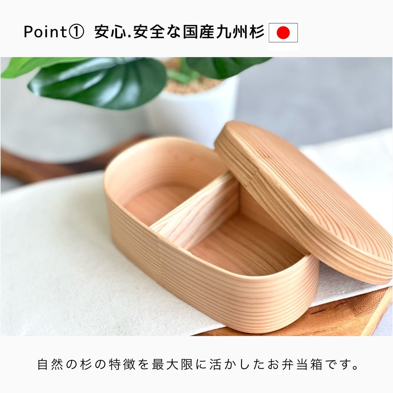 国産 曲げわっぱ ふっくら蓋 まげわっぱ 弁当箱
