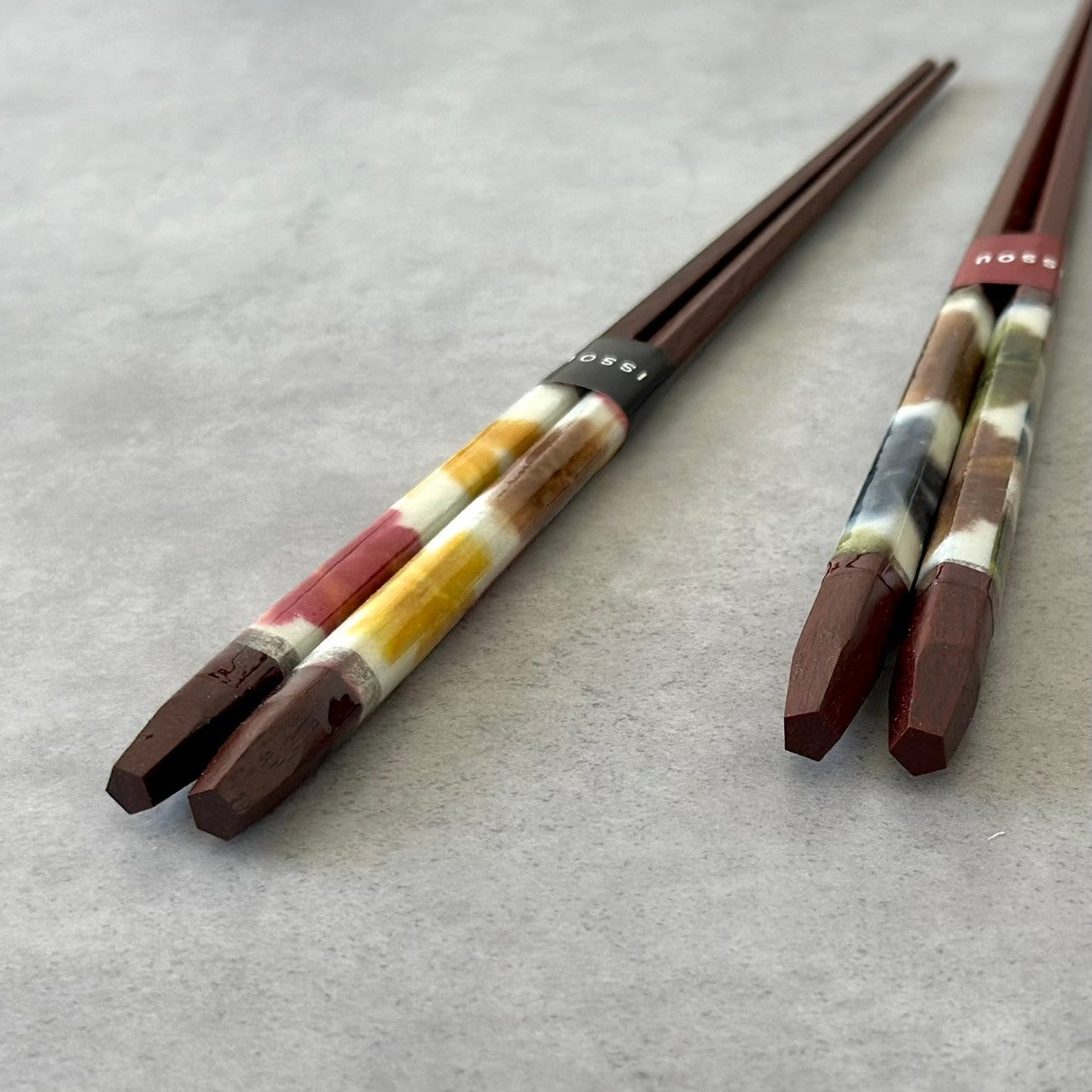 【桐箱・単品】 木製 ギフト箸 風音 レッド 21cm