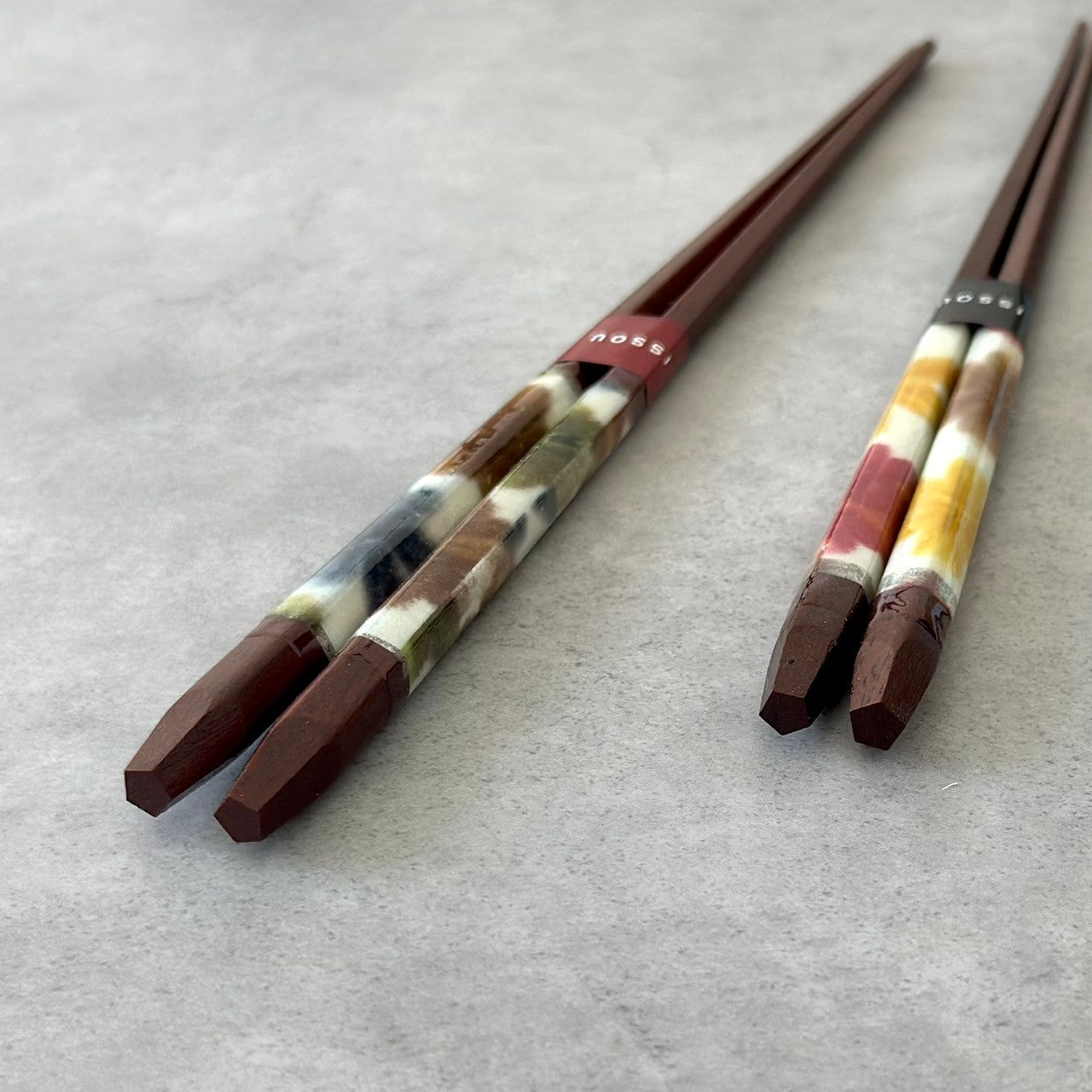 【桐箱・単品】 木製 ギフト箸 風音 ブルー 23cm