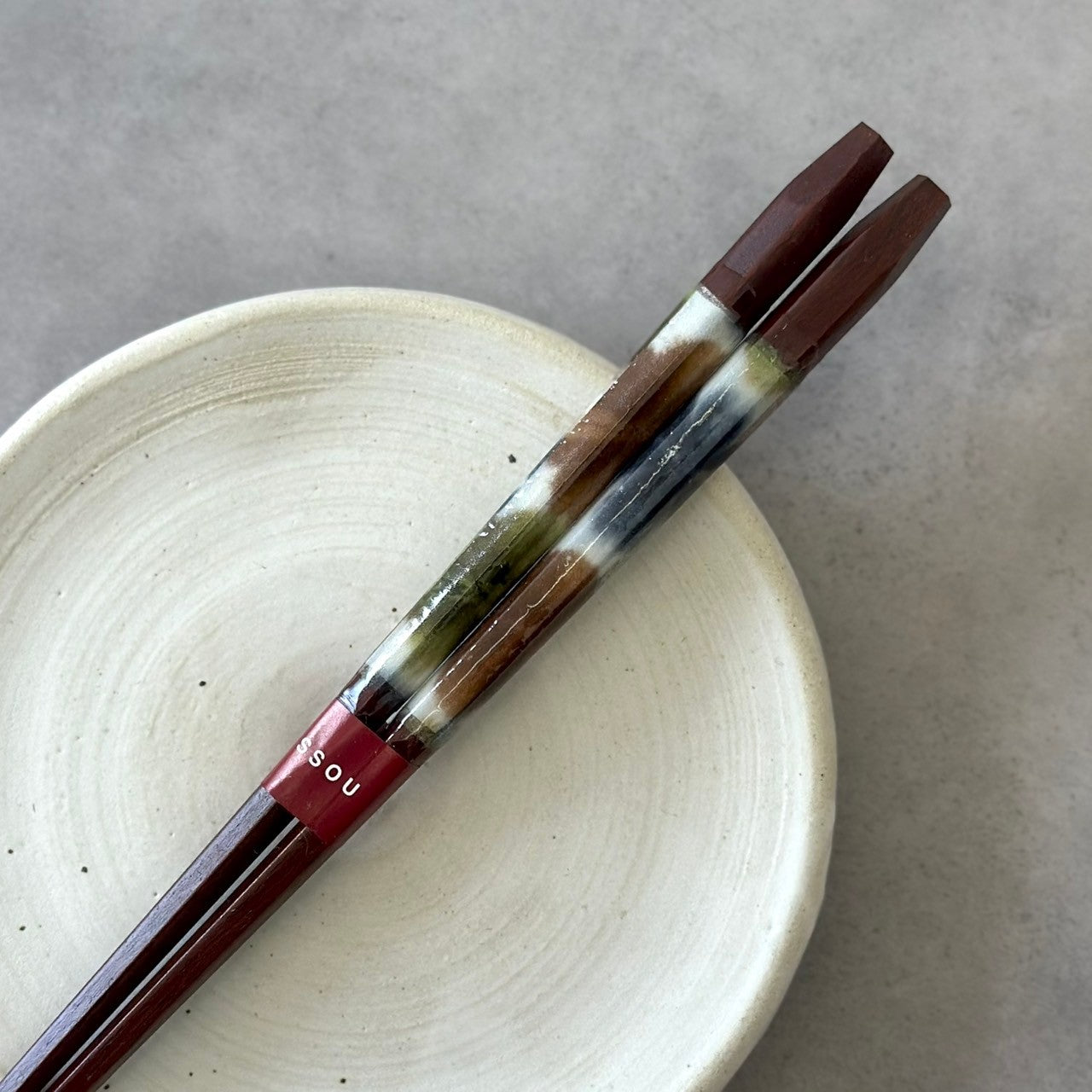 【桐箱・単品】 木製 ギフト箸 風音 ブルー 23cm