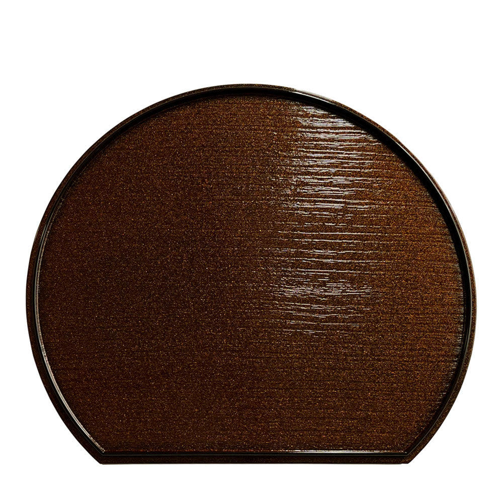 尺 33cm 半月盆 煌き 選べる縁カラー 1枚単品