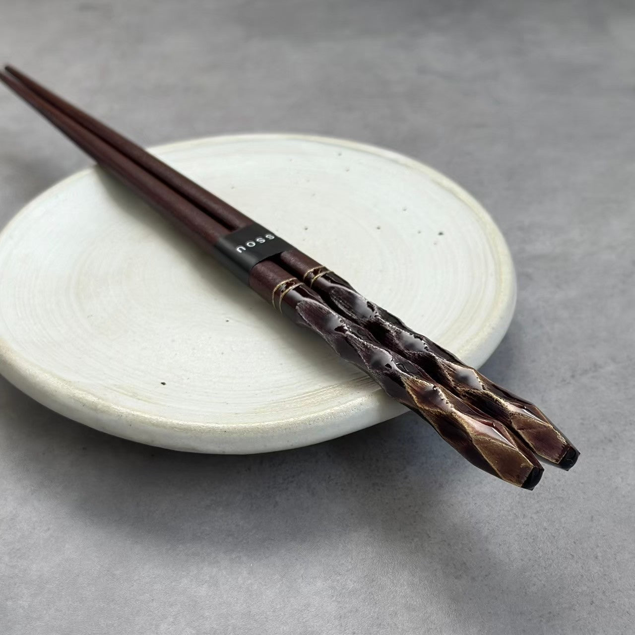 【桐箱・単品】 木製 ギフト箸 輝煌紫檀 23cm 紫