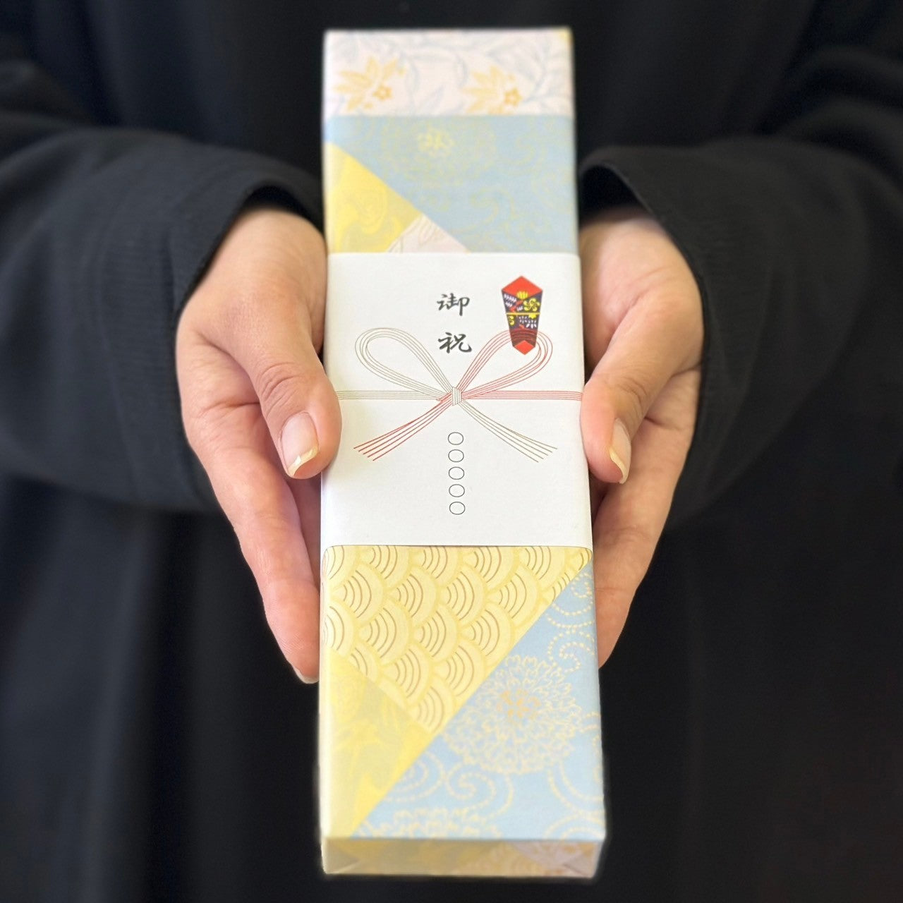 【桐箱・単品】 お箸 ギフト箸 雅貝 23cm ブルー 食洗機対応