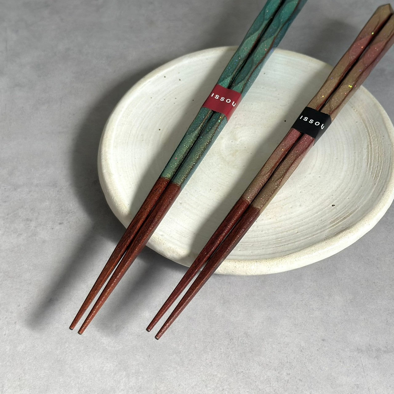 【桐箱・単品】 木製 ギフト箸 日照 ピンク 21cm