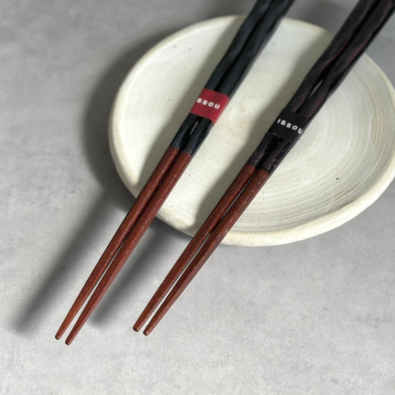 【桐箱・単品】 木製 ギフト箸 天祥 ブルー 23cm