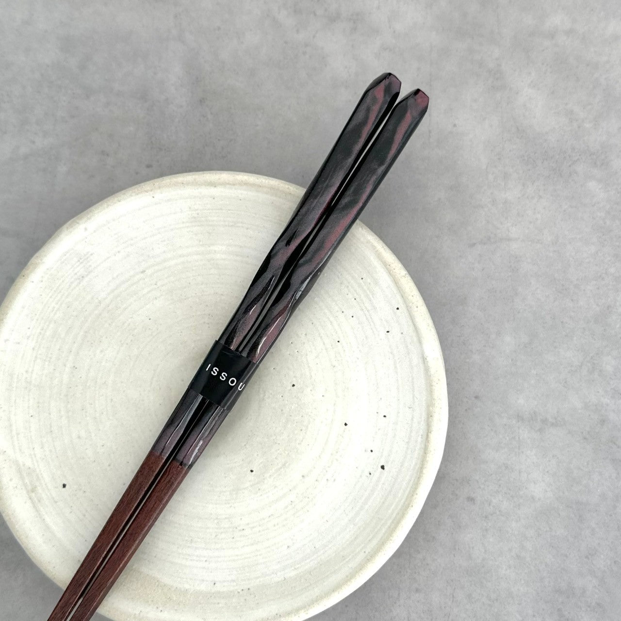 【桐箱・単品】 木製 ギフト箸 天祥 レッド 21cm